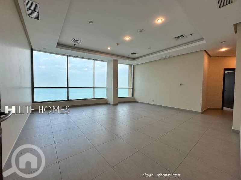 Sea view three bedroom apartment for rent in Salmiya Sea view three bedroom apartment for rent in Salmiya