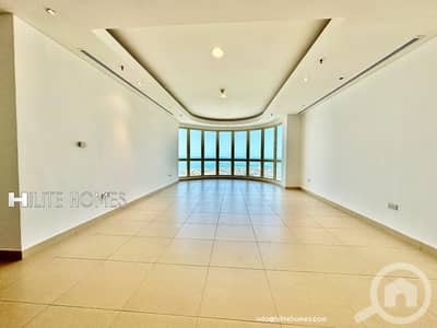 فلیٹ 3 غرف نوم للايجار في الشعب البحري، مدينة الكويت - Three bedroom apartment for rent in Shaab with sea view
