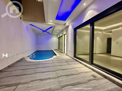 3 Bedroom Flat for Rent in Abu Fatira, Kuwait City - 3 bedroom Basement floor with private pool for rent in Abu Fatira