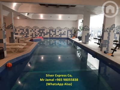 فلیٹ 2 غرفة نوم للايجار في العقيلة، مدينة الكويت - Very Nice 2 Bedroom Apartment with Swimming Pool in Egaila.
