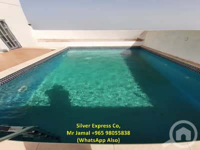 شقة 3 غرف نوم للايجار في المنقف، مدينة الكويت - 3 Bedroom Apartment with Swimming Pool for Rent in Mangaf.