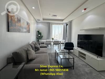 فلیٹ 2 غرفة نوم للايجار في السالمية، مدينة الكويت - Brand New Fully Furnished High Class Apartment for Rent in Salmiya.