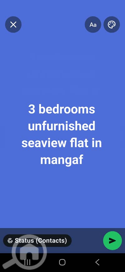 فلیٹ 3 غرف نوم للايجار في الفنطاس، مدينة الكويت - 3bhk flat seaview in mangaf
