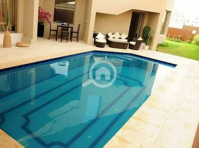فیلا 6 غرف نوم للايجار في الصديق، مدينة الكويت - A villa with a garden and a swimming pool for rent in Sideeq