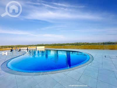 فلیٹ 3 غرف نوم للايجار في بنيد القار، مدينة الكويت - Three bedroom semi furnished apartment for rent, Bneid al qar
