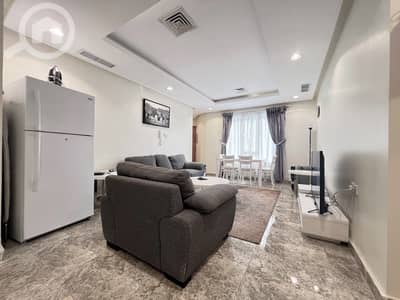 فلیٹ 2 غرفة نوم للايجار في الفنطاس، مدينة الكويت - Fintas – furnished,two bedroom apartment w/gym