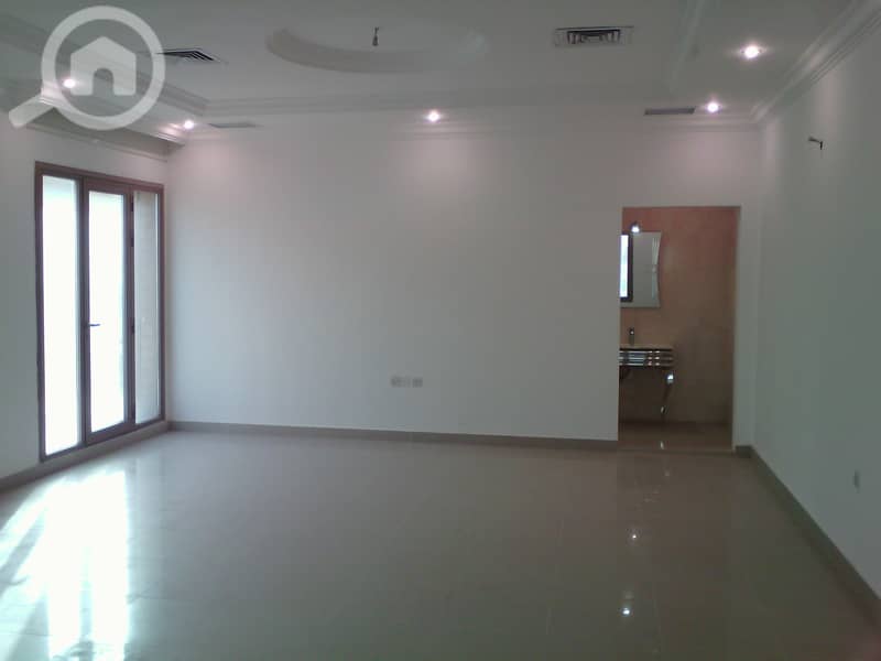 New, nice & Huge sized 3 bedroom in abu fatira with maids room.