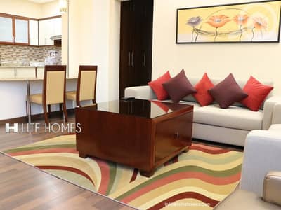 فلیٹ 2 غرفة نوم للايجار في بنيد القار، مدينة الكويت - Furnished Two Bedroom Serviced Apartment For Rent,Close to Kuwait City