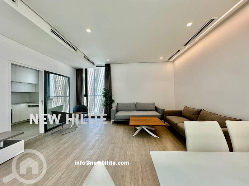 Spacious 2-Bedroom Apartment for Rent in Salmiya with Balcony, Pool &