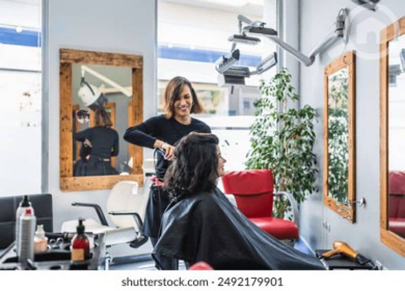 Hair styling space available For Rent in a high-end salon in Salmiya