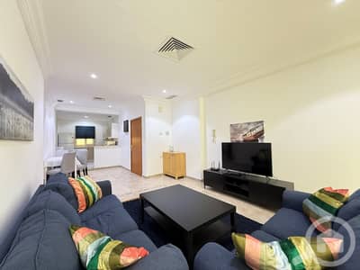 2 Bedroom Apartment for Rent in Al Manqaf, Kuwait City - Mangaf – fully furnished 2 bedrooms apartment w/garden