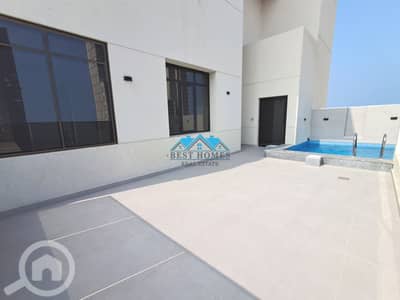 4 Bedroom Apartment for Rent in Al Daiya, Kuwait City - 4 Bedrooms Duplex Apartment with Private Terrace & pool in Hissah al M