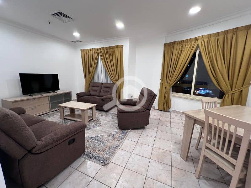 Salmiya - Sea View Fully Furnished 2 BR Apartment