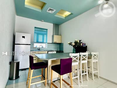 2 Bedroom Apartment for Rent in Salwa, Kuwait City - Rooftop 2-bedroom furnished apartment with Terrace for rent in salwa