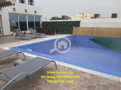1 Bedroom Flat for Rent in Al Missila, Kuwait City - Fully Furnished 1 Master Bedroom Villa Flat in Masayeel.