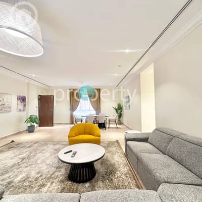 فلیٹ 4 غرف نوم للايجار في السرة، مدينة الكويت - Fully Furnished 4 -Bedroom apartment for rent in Surra,Kuwait