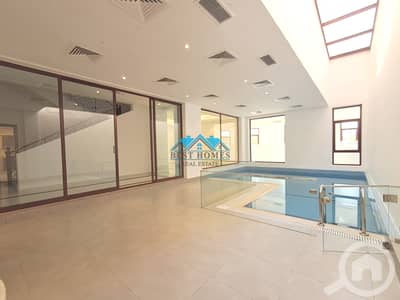 5 Bedroom Apartment for Rent in Fnaitees, Kuwait City - Five Master Bedrooms Villa with Indoor Pool in Funaitees Area