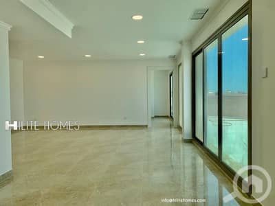 3 Bedroom Apartment for Rent in Salwa, Kuwait City - Renovated Three bedroom penthouse with terrace for rent in Salwa