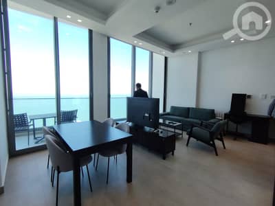 1 Bedroom Flat for Rent in Al Salmiya, Kuwait City - 1 BEDROOM SEA VIEW APARTMENT