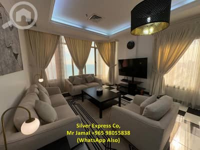 فلیٹ 3 غرف نوم للايجار في المنقف، مدينة الكويت - 3 Bedroom Furnished Sea View Apartment for Rent in Mangaf.