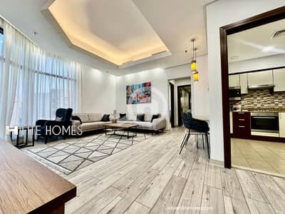 فلیٹ 1 غرفة نوم للايجار في بنيد القار، مدينة الكويت - Furnished one Bedroom Serviced Apartment For Rent in Bneid Al Gar