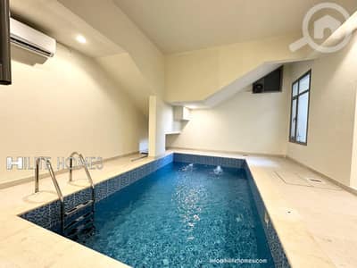 فلیٹ 4 غرف نوم للايجار في قرطبة، مدينة الكويت - Four bedroom Basement Floor with private swimming pool in Qortuba