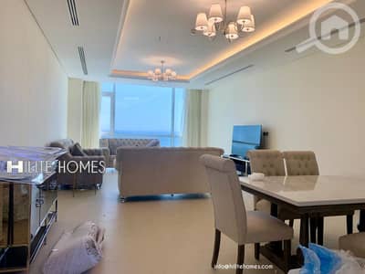 شقة 3 غرف نوم للايجار في السالمية، مدينة الكويت - Three bedroom Furnished & Unfurnished apartment for rent in Salmiya
