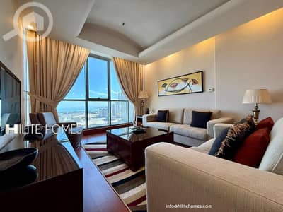 2 Bedroom Apartment for Rent in Sharq, Kuwait City - Two bedroom furnished apartment for rent in Sharq