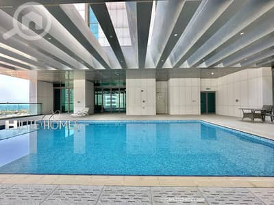 شقة 3 غرف نوم للايجار في الدعية، مدينة الكويت - Brand New Two Bedroom City view Duplex with Balcony Available for Rent