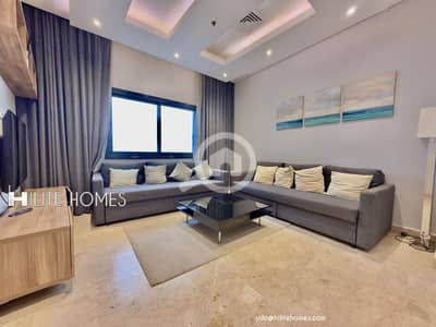 فلیٹ 1 غرفة نوم للايجار في السالمية، مدينة الكويت - FULLY FURNISHED ONE BEDROOM APARTMENT FOR RENT IN SALMIYA