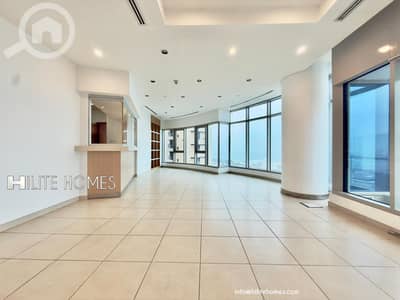 فلیٹ 3 غرف نوم للايجار في الشعب، مدينة الكويت - Sea view Three Bedroom Apartment for Rent, Shaab