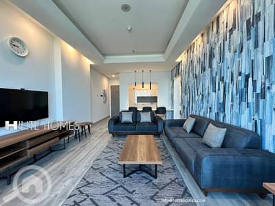 فلیٹ 2 غرفة نوم للايجار في مهبولة، مدينة الكويت - SEA VIEW SEMIFURNISHED TWO BEDROOM APARTMENT FOR RENT IN MAHBOULA