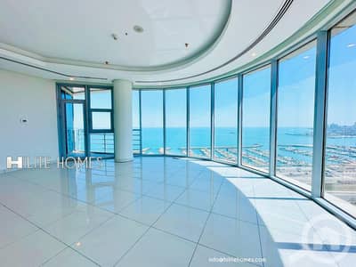 فلیٹ 3 غرف نوم للايجار في السالمية، مدينة الكويت - 3 Bedroom floor for rent in salmiya , Hiltehomes