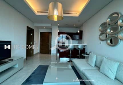 فلیٹ 1 غرفة نوم للايجار في المنقف، مدينة الكويت - Sea View One Bedroom Apartment for Rent in Mangaf