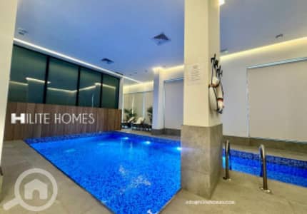 شقة 1 غرفة نوم للايجار في السالمية، مدينة الكويت - Brand new one bedroom semifurnished apartment for rent in Salmiya