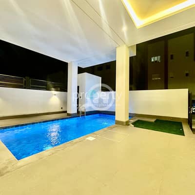 4 Bedroom Apartment for Rent in Abu Fatira, Kuwait City - 4-Master bedroom Villa with private pool for rent in Abufathira