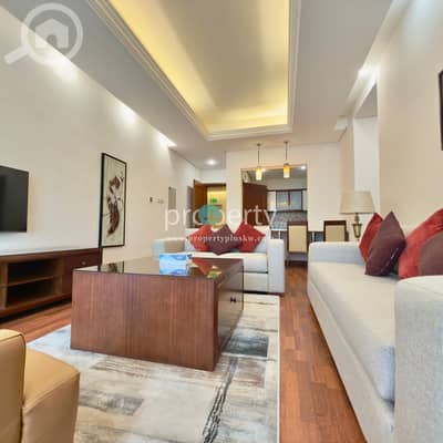 شقة 2 غرفة نوم للايجار في الجابرية، مدينة الكويت - Fully Furnished Serviced apartment for rent in Jabriya, Kuwait