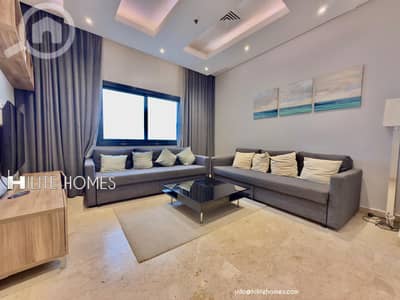 فلیٹ 1 غرفة نوم للايجار في السالمية، مدينة الكويت - FULLY FURNISHED ONE BEDROOM APARTMENT FOR RENT IN SALMIYA