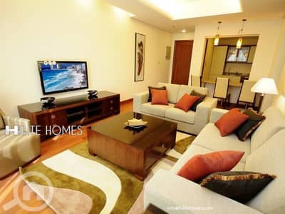 شقة 1 غرفة نوم للايجار في الجابرية، مدينة الكويت - Luxury one bedroom furnished apartment in Jabriya