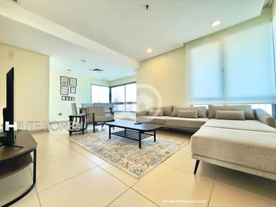 شقة 2 غرفة نوم للايجار في السالمية، مدينة الكويت - Two bedroom furnished apartment in Salmiya