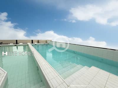 فلیٹ 2 غرفة نوم للايجار في الدعية، مدينة الكويت - Two bedroom with Balcony apartment for rent in Daiya