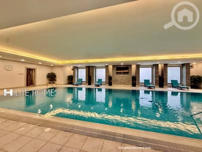 فلیٹ 2 غرفة نوم للايجار في الجابرية، مدينة الكويت - Fully Furnished Serviced apartment for rent in Jabriya