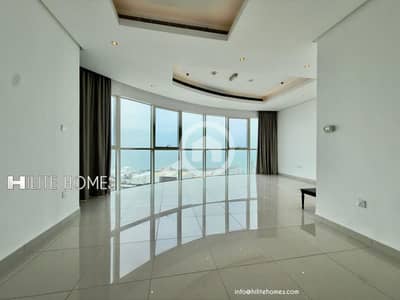 شقة 3 غرف نوم للايجار في الشعب البحري، مدينة الكويت - Three Bedroom Sea View floors in Shaab