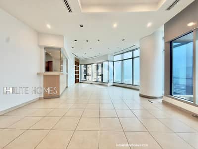 فلیٹ 3 غرف نوم للايجار في الشعب، مدينة الكويت - Sea view Three Bedroom Apartment for Rent, Shaab
