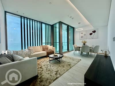 شقة 3 غرف نوم للايجار في الدعية، مدينة الكويت - Brand New 3-Bedroom Sea View Apartment for Rent in Daiya