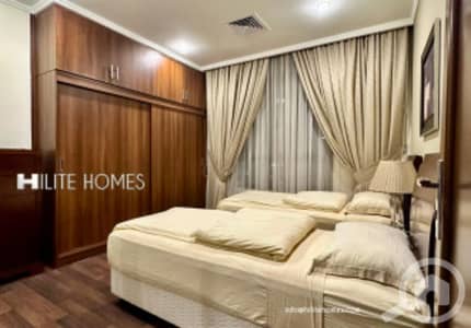 شقة 2 غرفة نوم للايجار في الشرق، مدينة الكويت - Two bedroom fully furnished apartment in Sharq
