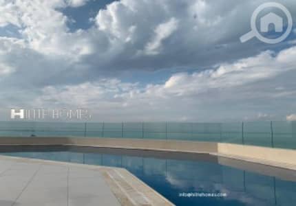 شقة 1 غرفة نوم للايجار في الشرق، مدينة الكويت - Luxury One bedroom semi furnished apartment for rent in Sharq