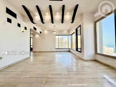 شقة 3 غرف نوم للايجار في الشعب البحري، مدينة الكويت - Three Bedroom Sea view Apartment in Al Shaab