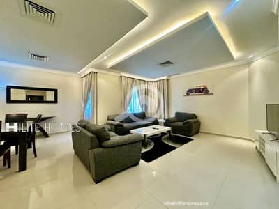 3 Bedroom Flat for Rent in Al Manqaf, Kuwait City - 3-bedroom furnished apartment for rent in Mangaf