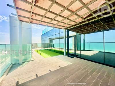 فلیٹ 3 غرف نوم للايجار في صباح السالم، مدينة الكويت - Luxury seaview penthouse in Sabah Al Salem with terrace